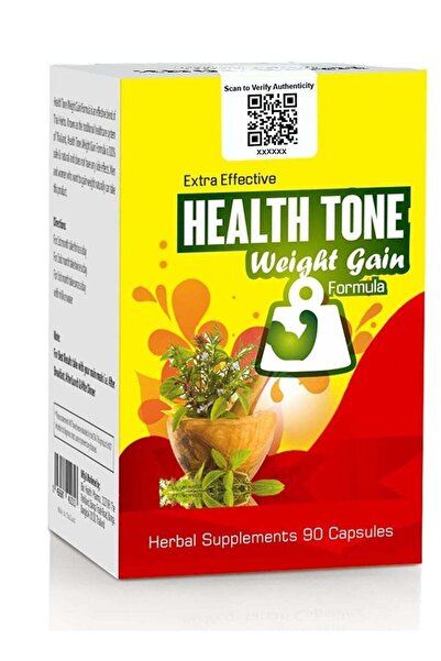 Health tone كبسولات دعم الوزن الغذائي - 90 كبسولة مع البروتين والعناصر الغذائ...