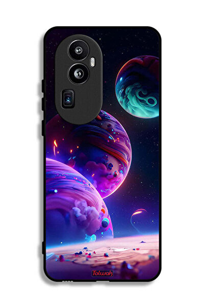 Tolwak غطاء حماية لهاتف Oppo Reno10 Pro Plus بنمط كوكبي