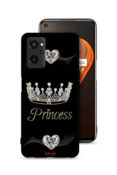 Tolwak غطاء حماية بطبعة الأميرة لهاتف Realme 9i 4G