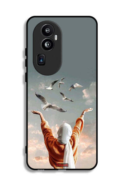 Tolwak غطاء حماية لهاتف Oppo Reno10 Pro Plus بتصميم طيور تحلق