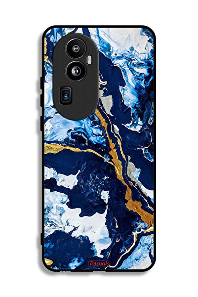 Tolwak غطاء حماية لهاتف Oppo Reno10 Pro Plus بنمط فني مزخرف