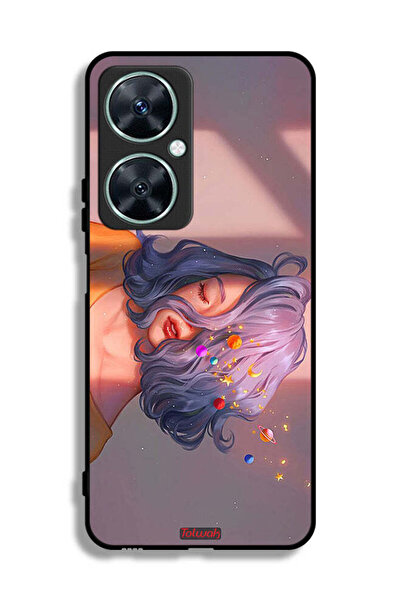 Tolwak Huawei nova 11i Protective Case Cover Girl And Space Art