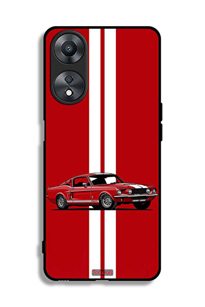 Tolwak غطاء حماية Oppo A58 5G بتصميم سيارة كلاسيكية تجريدية