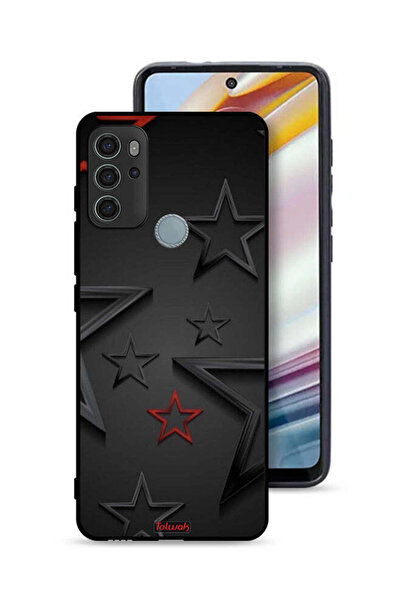 Tolwak غطاء حماية لهاتف موتورولا موتو جي 60 إس بنقشة نجوم