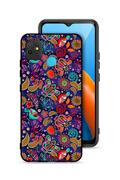 Tolwak Tecno Pop 5 Protective Case Cover Pattern Colorful Birds Leaf Flowers
