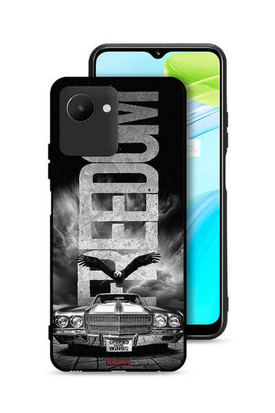 Tolwak Realme C30s Protective Case Cover Freedom Art
