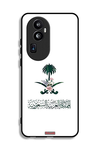 Tolwak غطاء حماية لهاتف أوبو رينو 10 برو بلس - علامة زهور المملكة العربية الس...