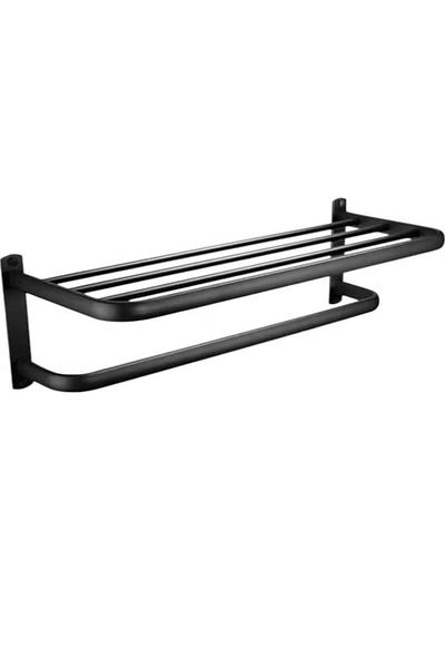 DLC Double Layered Bath Towel Rack
