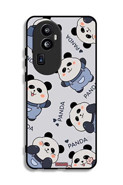 Tolwak غطاء حماية لهاتف Oppo Reno10 Pro Plus بنمط الباندا