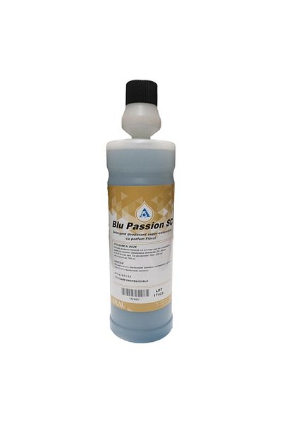 Aral Detergent dezodorizant pentru podele, super-concentrat cu parfum floral, Aral, Blu Passion SC, 1L