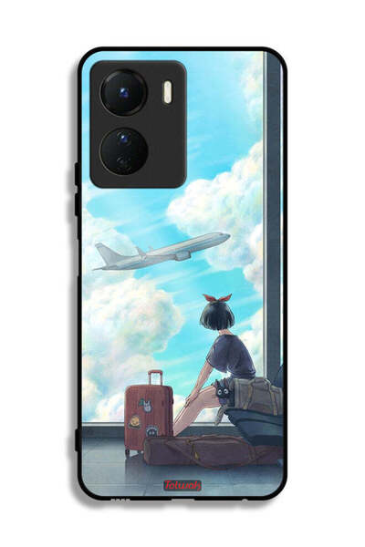 Tolwak غطاء حماية لهاتف Vivo Y16 بتصميم فني للسفر