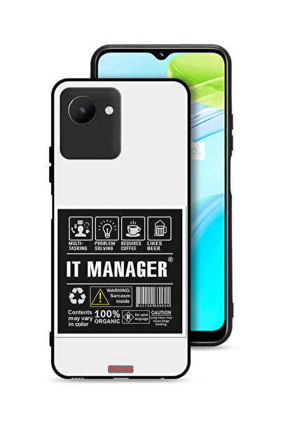 Tolwak غطاء حماية لجهاز Realme C30s - ملصق مدير تكنولوجيا المعلومات