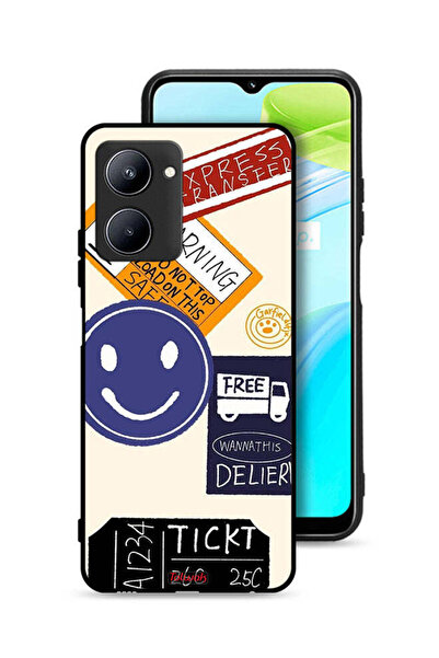 Tolwak غطاء حماية لهاتف Realme C33 مع ملصق نقل سريع مجاني