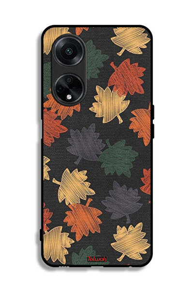 Tolwak غطاء حماية لهاتف Oppo A1 5G برسومات أوراق الخريف