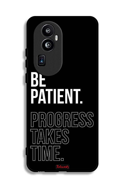 Tolwak غطاء حماية لهاتف Oppo Reno10 Pro (الصين) - كن صبورًا، فالتقدم يستغرق وقتًا