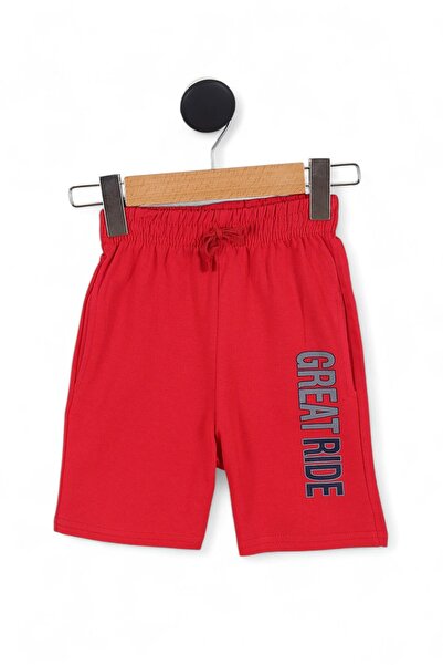 Ege Bebek Tight Mold! Erk K Children 4-11 Years Pocket Summer Detail Shorts Bottom Top Set