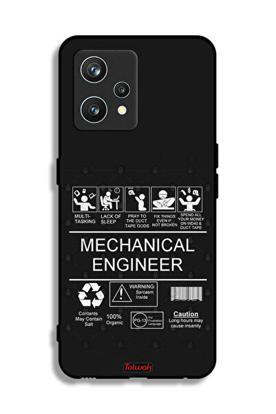 Tolwak غطاء حماية لهاتف Realme 9 Pro Plus، ملصق مهندس ميكانيكي