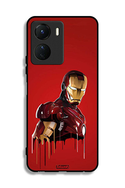 Tolwak غطاء حماية Vivo Y16 بتصميم الرجل الحديدي