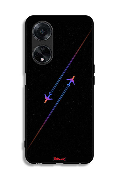 Tolwak غطاء حماية لهاتف Oppo F23 5G برسومات طائرات