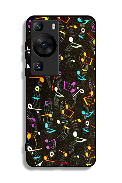 Tolwak غطاء حماية لهاتف Huawei P60 Pro بنمط قماش موسيقي