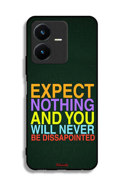 Tolwak غطاء حماية لهاتف Vivo Y22 لا تتوقع شيئًا ولن تشعر بخيبة الأمل أبدًا