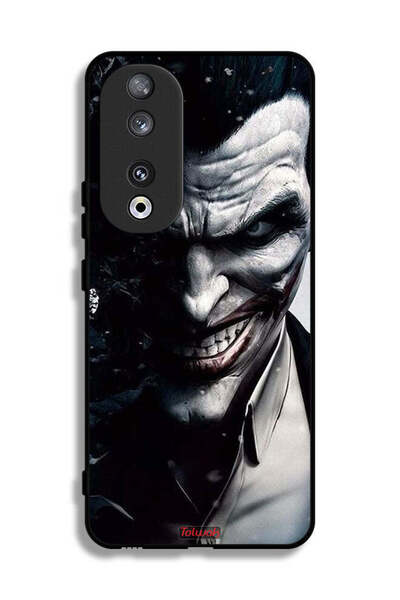 Tolwak غطاء حماية لهاتف Honor 90 بتصميم نصف وجه الجوكر