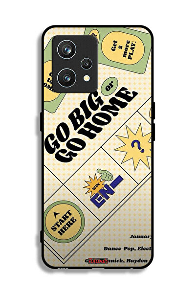 Tolwak Realme 9 Pro Plus Protective Case Cover Go Big Or Go Home