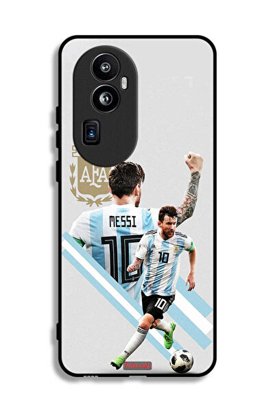 Tolwak غطاء حماية لهاتف Oppo Reno10 Pro Plus برسومات ليو ميسي