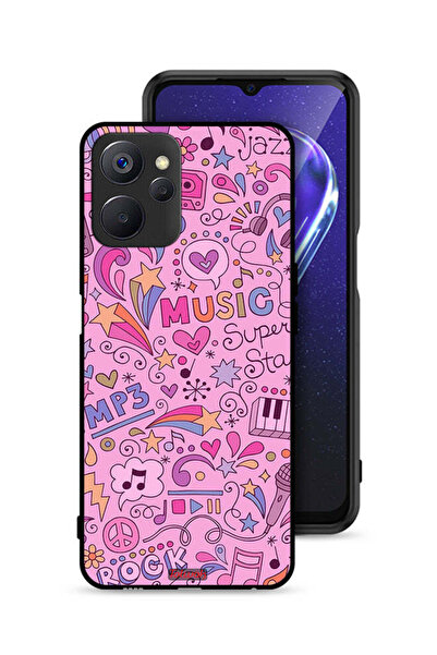 Tolwak غطاء حماية لهاتف Realme 9i 5G مع علامات موسيقية