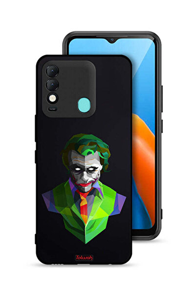 Tolwak غطاء حماية لهاتف Tecno Spark 8 بتصميم فن تجريدي للجوكر