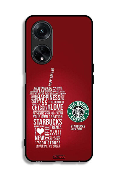 Tolwak غطاء حماية لهاتف Oppo A98 5G - ملصق قهوة