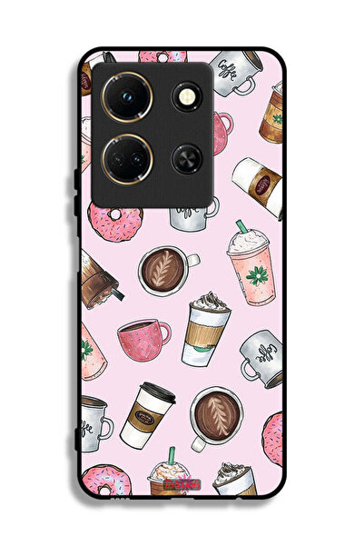 Tolwak Infinix Note 30 Protective Case Cover Coffee Lover Art