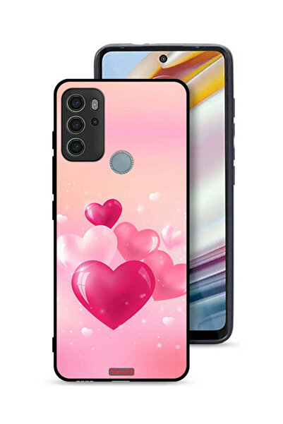 Tolwak غطاء حماية لهاتف موتورولا موتو جي 60 إس برسومات قلوب جميلة