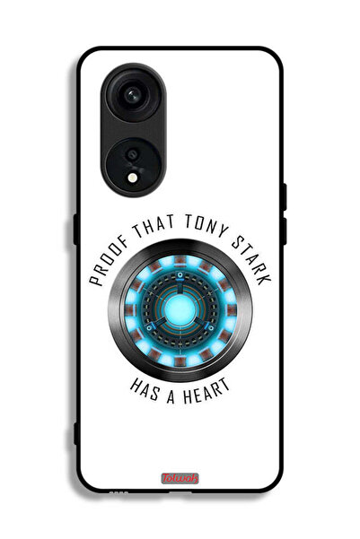 Tolwak غطاء حماية لهاتف Oppo Reno 8T 5G دليل على أن توني ستارك لديه قلب