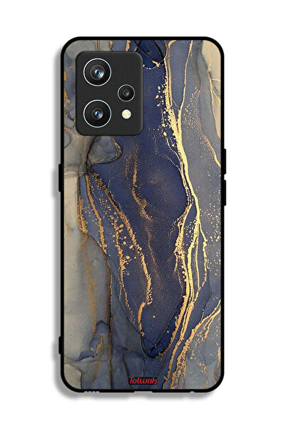 Tolwak غطاء حماية لهاتف Realme 9 Pro Plus بنمط رخامي لامع