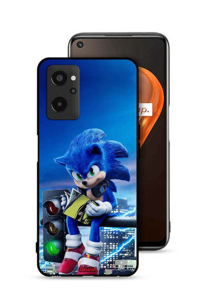 Tolwak غطاء حماية لهاتف Realme 9i 4G بطبعة سونيك ريدينج