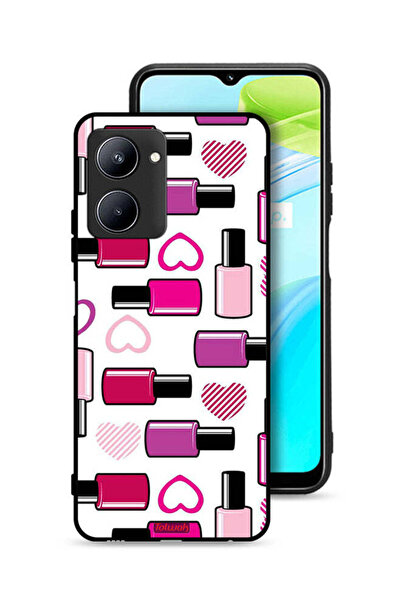 Tolwak Realme C33 Protective Case Cover Lipstick Lover