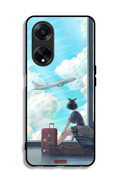 Tolwak غطاء حماية لهاتف Oppo A1 5G بتصميم فن السفر