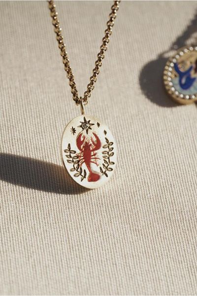 AŞIK ACCESSORIES Stainless Steel Lobster Locket Necklace