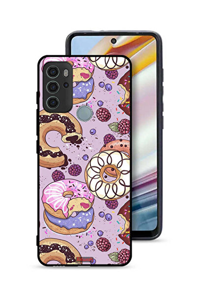 Tolwak غطاء حماية لهاتف موتورولا موتو جي 60 إس بطبعة دوناتس آرت