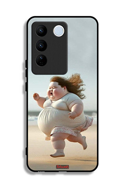 Tolwak غطاء حماية Vivo V27 لفتاة سمينة تركض