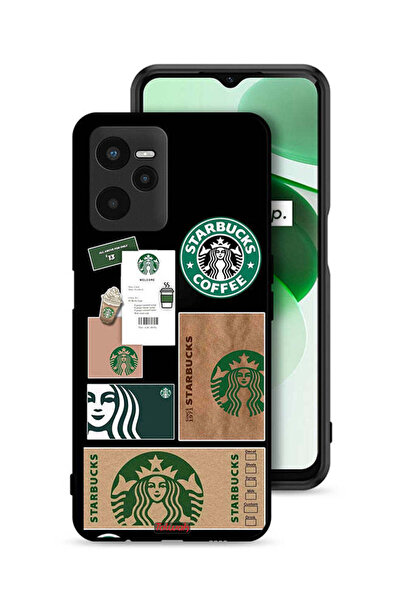 Tolwak غطاء حماية لجهاز Realme C35 بملصق ستاربكس