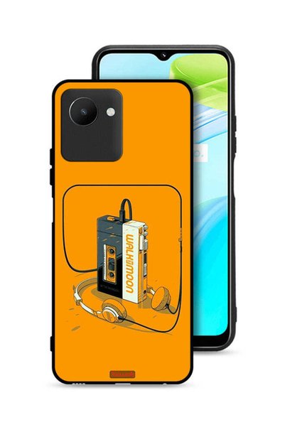 Tolwak غطاء حماية Realme C30s Walk The Moon