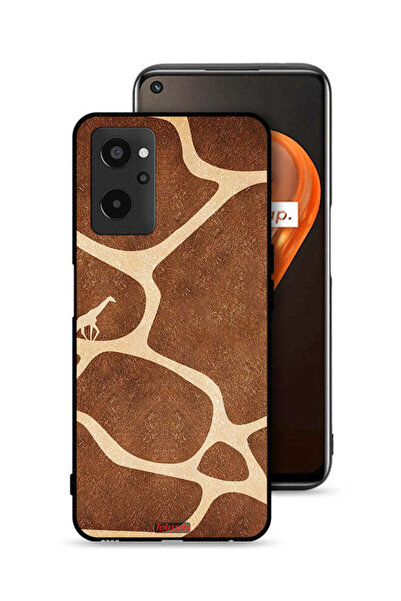 Tolwak غطاء حماية لهاتف Realme 9i 4G بنقشة جلد الزرافة