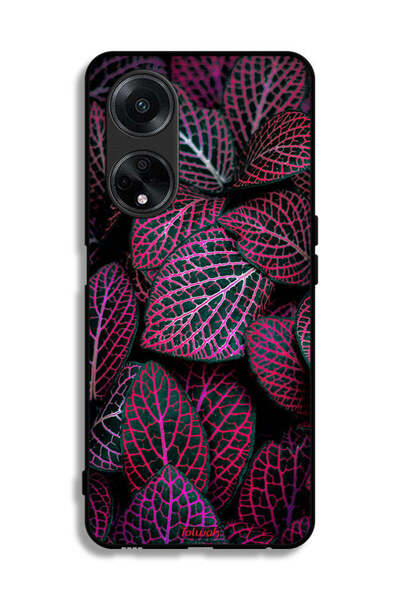 Tolwak غطاء حماية لهاتف Oppo A1 5G بنقشة أوراق سالجا