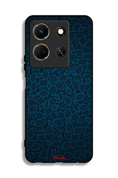 Tolwak غطاء حماية لهاتف Infinix Note 30 بنقشة أوراق فنية رقمية