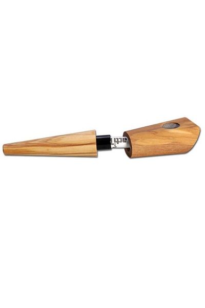 Actitube Pipa lemn actiTube Olive pentru Filtre Carbune activ 8mm + Husa 11,5cm