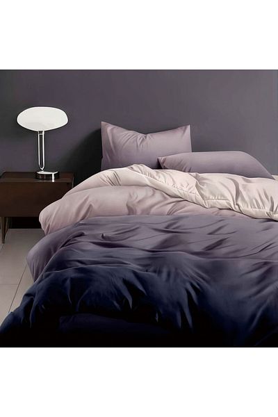 Pucioasa 6-piece indigo gray finet bed linen