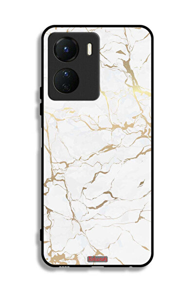 Tolwak غطاء حماية لهاتف Vivo Y16 بنمط رخامي