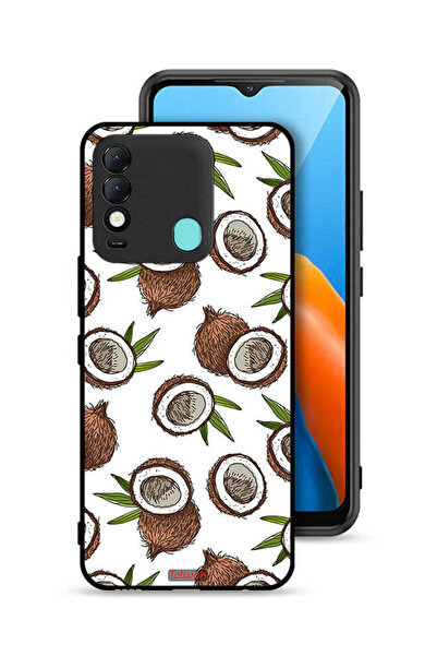 Tolwak غطاء حماية لهاتف تكنو سبارك 8 بلون جوز الهند